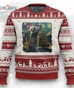 Christmas Starry Night Raccoon Ugly Christmas Sweater Christmas Starry Night Raccoon Ugly Christmas Sweater