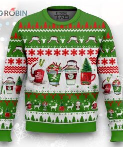 Christmas Vacation Coffee Cup Ugly Christmas Sweater