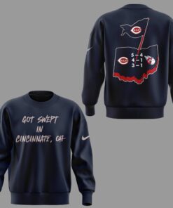 Cincinnati Reds Baseball Sweatshirt Got Swept In Cincinnati 2025 Reds 08, Reds Merchandise Cincinnati Reds Baseball Sweatshirt Got Swept In Cincinnati 2025 Reds 08, Reds Merchandise