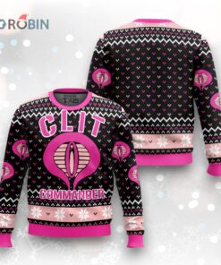 Clit Commander Ugly Christmas Sweater Clit Commander Ugly Christmas Sweater