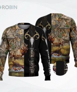 Cool Deer Hunting Camouflage For Hunter Ugly Christmas Sweater