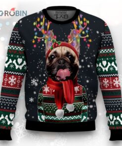 Cool French Bulldog Ugly Christmas Sweater