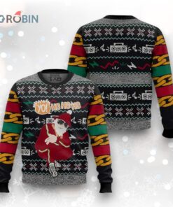 Cool Hip Hop Santa Ugly Christmas Sweater  Festive Holiday Sweatshirt