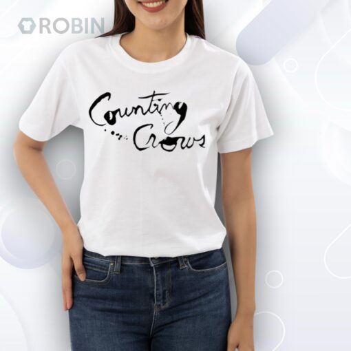 Counting Crows Script Logo New Shirt