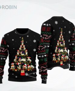 Cow Christmas Tree Ugly Christmas Sweater, Sweatshirt