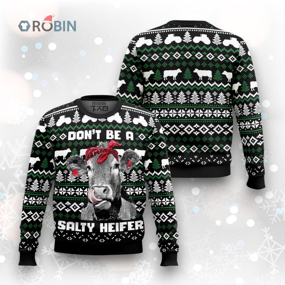 Cow Heifer Ugly Christmas Sweater Cow Heifer Ugly Christmas Sweater