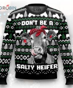 Cow Heifer Ugly Christmas Sweater