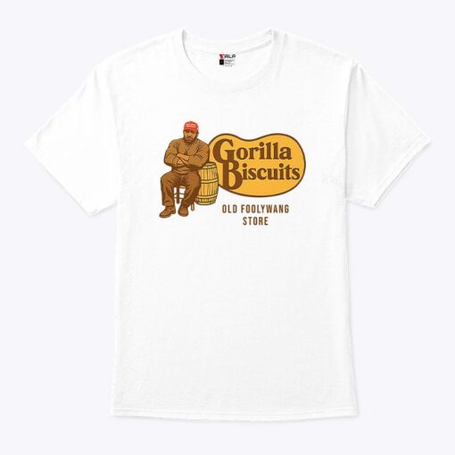 Cracker Barrel Gorilla Biscuits Old Foolywang Store Unisex Shirt