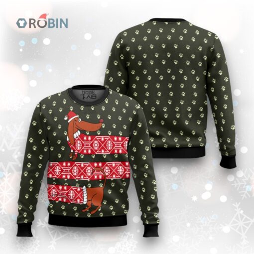 Dachshund Funny Christmas Ugly Christmas Sweater