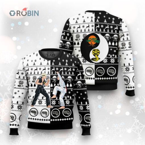 Daniel vs Johnny Cobra Kai Ugly Christmas Sweater
