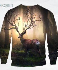 Deer In The Forest Ddkl Lcta All Over Printed Ugly Christmas Sweater