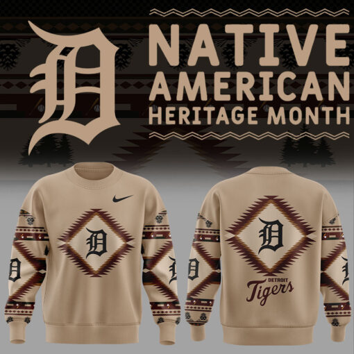 Detroit Tigers Native American Heritage Sweatshirt, Sweater, Tigers Gear