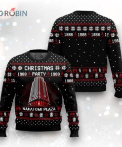 Die Hard 1988 Nakatomi Plaza Ugly Christmas Sweater