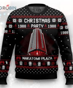 Die Hard 1988 Nakatomi Plaza Ugly Christmas Sweater