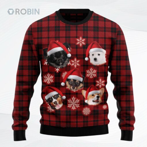 Dog Christmas Snowflake Christmas Ugly Christmas Sweater