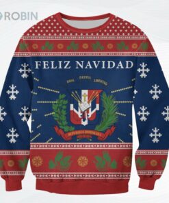 Dominican Republic Merry Christmas Style Ugly Christmas Sweater, Sweatshirt