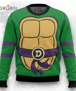 Don Outfit Teenage Mutant Ninja Turtles Ugly Christmas Sweater