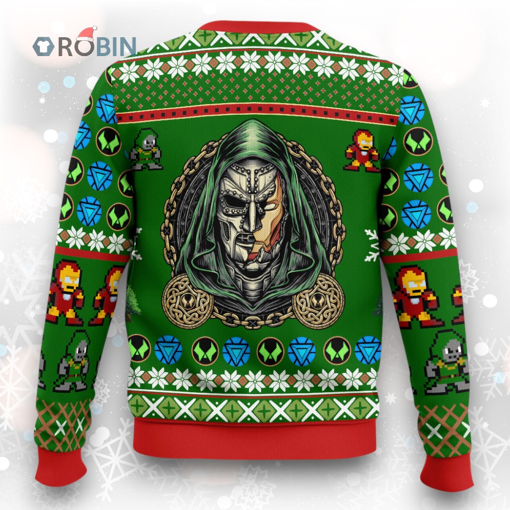 Dr Doom, I hate you 3000 Ugly Christmas Sweater Dr Doom, I hate you 3000 Ugly Christmas Sweater