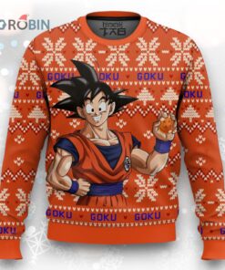 Dragon Ball Z Goku Ugly Christmas Sweater