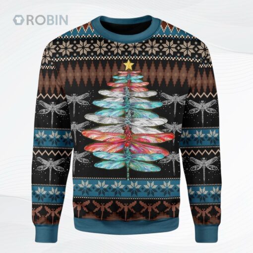Dragon Christmas Tree Ugly Christmas Sweater