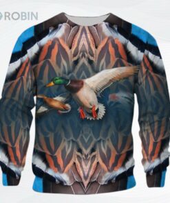 Duck Hunting Tthj Nby All Over Printed Ugly Christmas Sweater, Sweatshirt