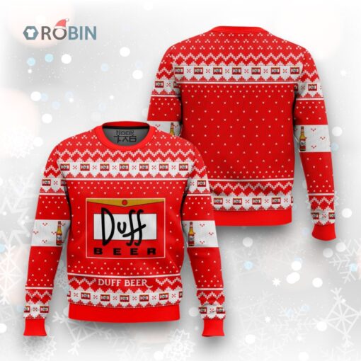 Duff Beer Ugly Christmas