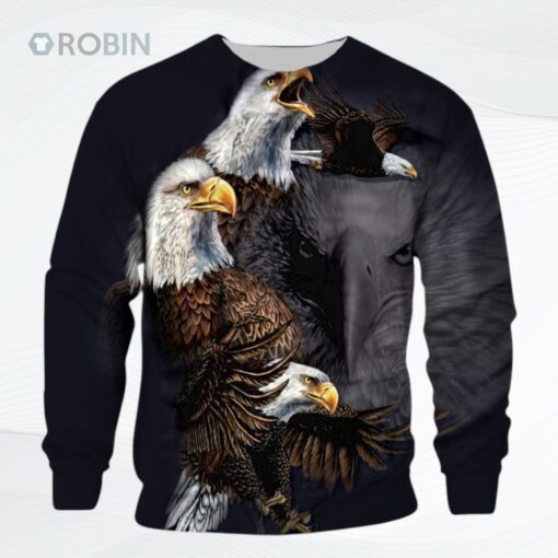 Eagle Dadlttlj Ugly Christmas Sweater, Sweatshirt