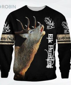 Elk Hunting Lht Nvtj Personalized Name Sweatshirt Elk Hunting Lht Nvtj Personalized Name Sweatshirt