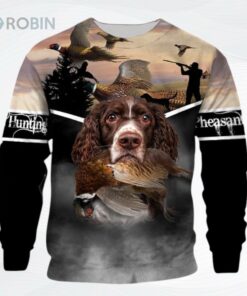English Springer Spaniel Pheasant Hunting Tthj Nby Sweatshirt