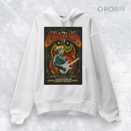 Eric Clapton Tour May & Sept 2025 Poster Shirt