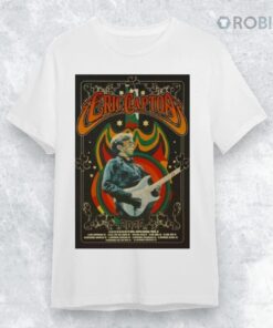 Eric Clapton Tour May & Sept 2025 Poster Shirt
