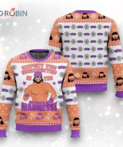 Expect The Unexpected In The Kingdom Of Madness Macho Man Ugly Christmas Sweater