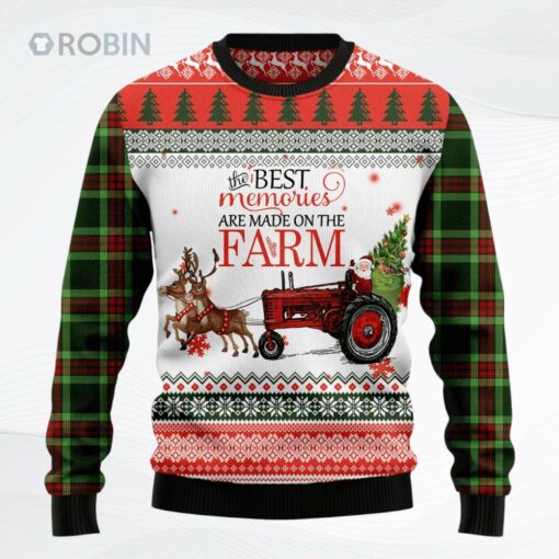 Farm Best Memories Christmas Ugly Christmas Sweater