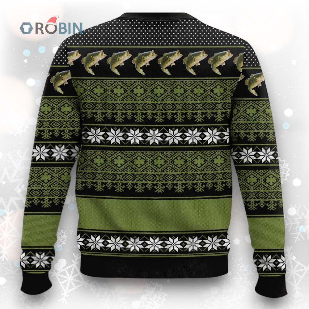 Fishing Merry Fishmas Ugly Christmas Sweater Fishing Merry Fishmas Ugly Christmas Sweater