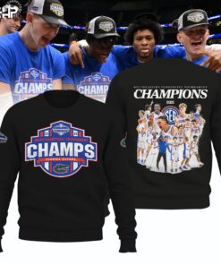Florida Gators 2025 SEC Men’s Basketball Conference Tournament Champions Sweatshirt, Sweater, Gators Team Gifts