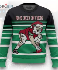 Football Santa, Christmas Ugly Christmas Sweater