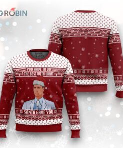Forrest Gump Ugly Christmas Sweater
