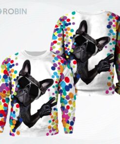 French Bulldog Ntqj Dtm Ugly Christmas Sweater