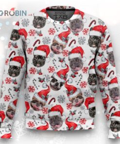 French Bulldog Ugly Christmas Sweater For Christmas Day
