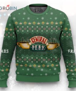 Friends Central Perk Holiday Special Ugly Christmas Sweater