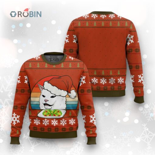 Funny Cat Meme Ugly Christmas Sweater
