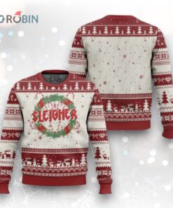 Funny Christmas Heavy Metal Ugly Christmas Sweater Sleigher Xmas Pentagram Candy Cane Funny Christmas Heavy Metal Ugly Christmas Sweater Sleigher Xmas Pentagram Candy Cane