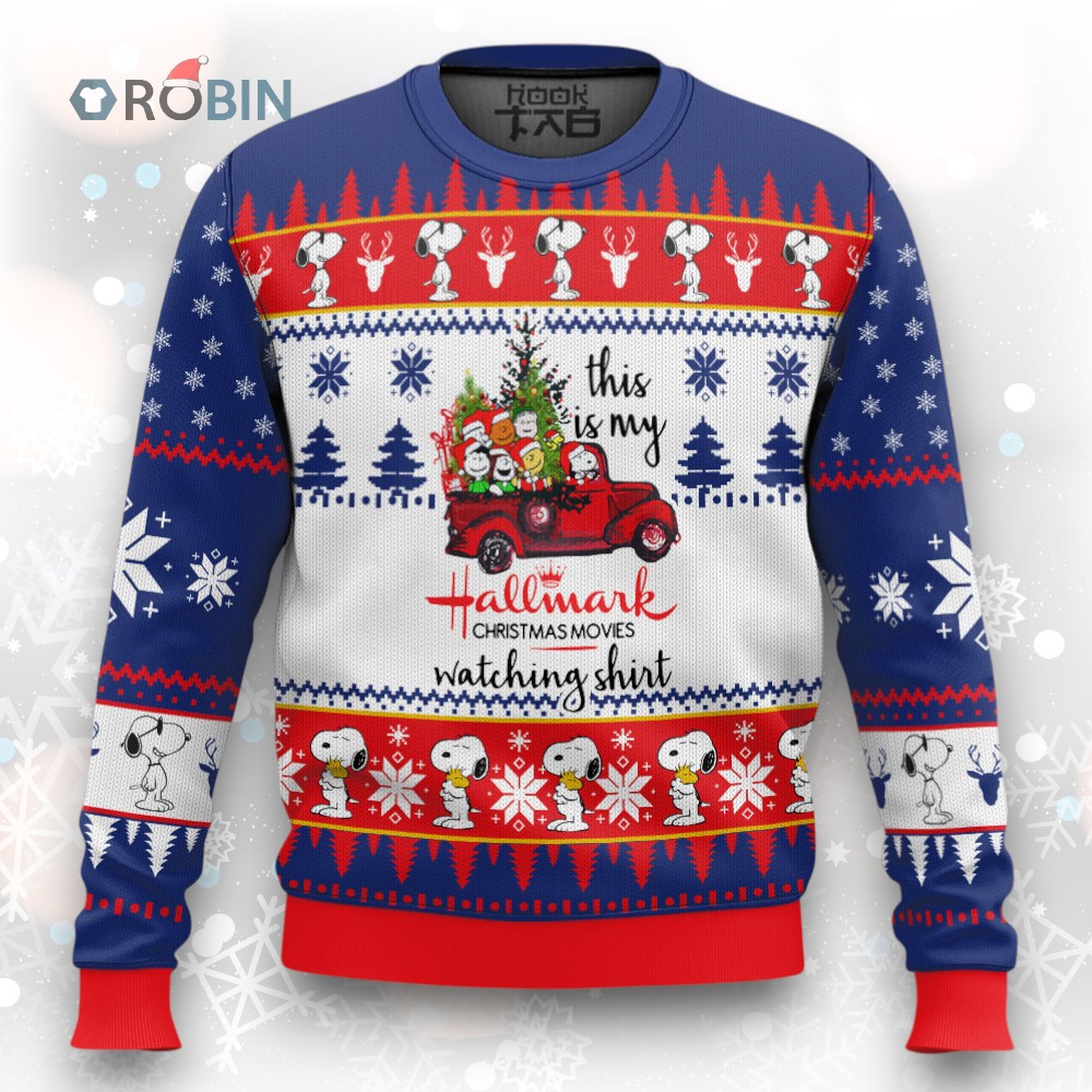 Funny Snoopy Hallmark Ugly Christmas Sweater with Festive Design Funny Snoopy Hallmark Ugly Christmas Sweater with Festive Design