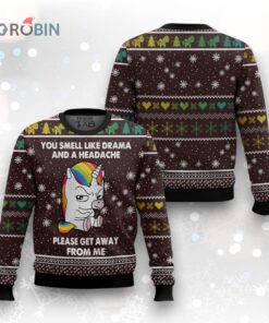 Funny Unicorn Ugly Christmas Sweater Funny Unicorn Ugly Christmas Sweater