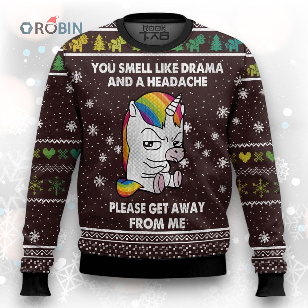 Funny Unicorn Ugly Christmas Sweater Funny Unicorn Ugly Christmas Sweater