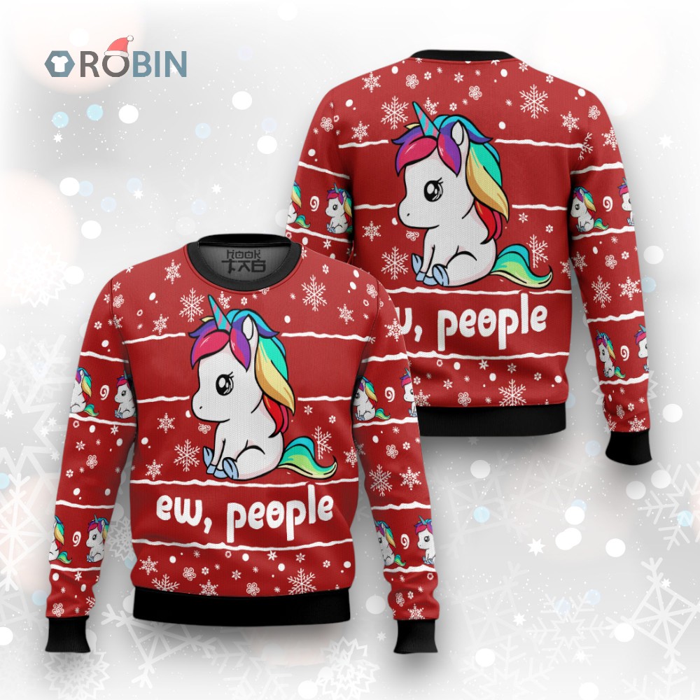 Funny Unicorn Ugly Christmas Sweater for Women Holiday Graphic Knitwear Funny Unicorn Ugly Christmas Sweater for Women Holiday Graphic Knitwear