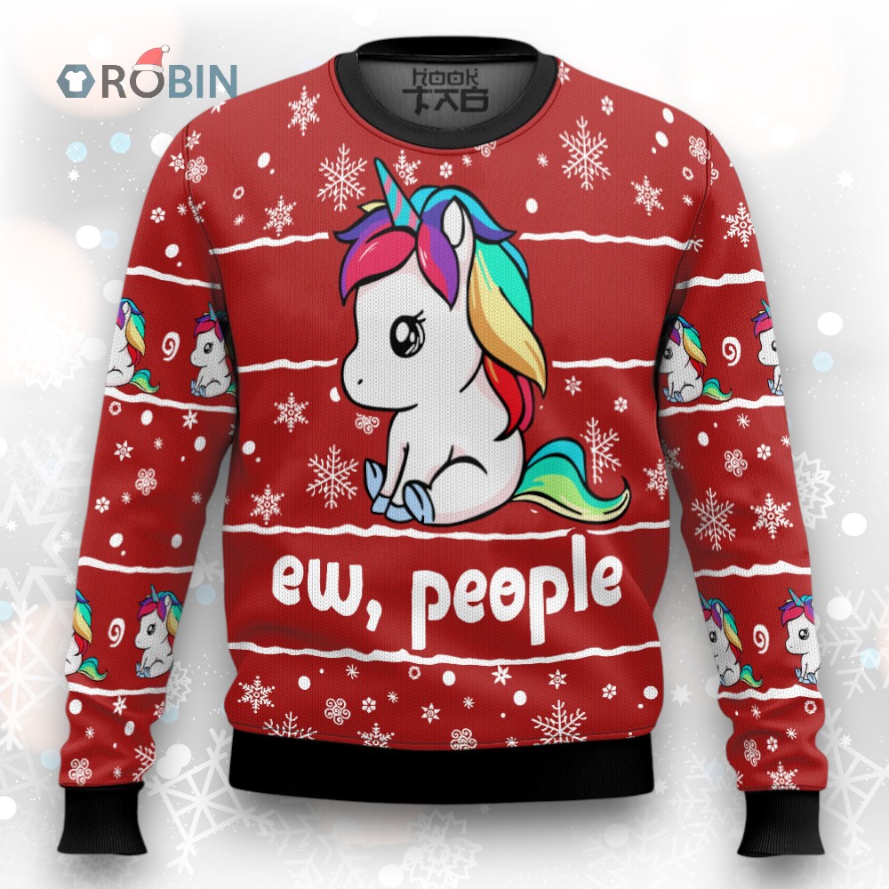 Funny Unicorn Ugly Christmas Sweater for Women Holiday Graphic Knitwear Funny Unicorn Ugly Christmas Sweater for Women Holiday Graphic Knitwear