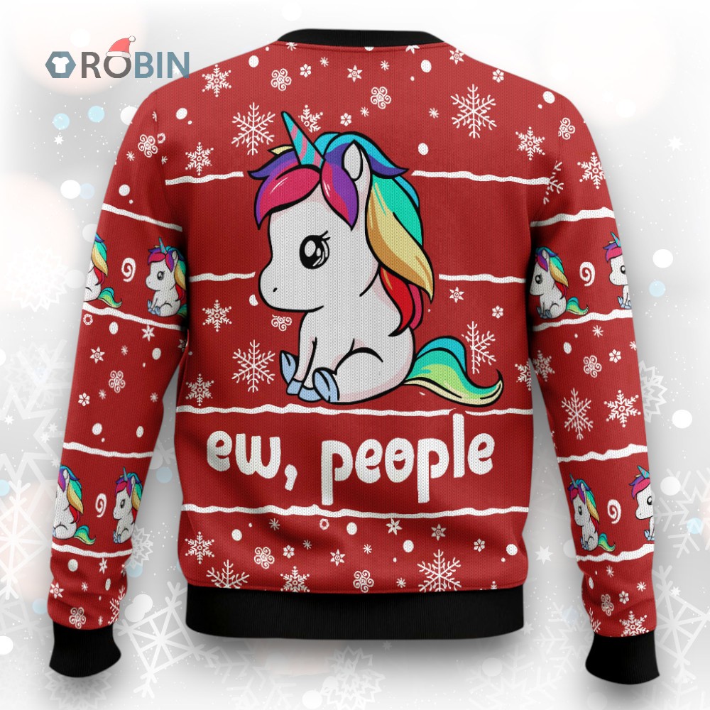 Funny Unicorn Ugly Christmas Sweater for Women Holiday Graphic Knitwear Funny Unicorn Ugly Christmas Sweater for Women Holiday Graphic Knitwear