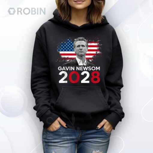 Gavin Newsom 2028 For President Election Campaign Shirt