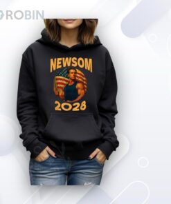 Gavin Newsom 2028 Political Satire Muscle American Patriot Shirt Gavin Newsom 2028 Political Satire Muscle American Patriot Shirt